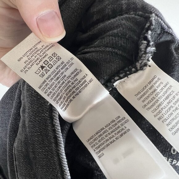 Lucky Brand Jeans Mens 34x30 412 Athletic Slim Black Stretch Denim Preppy - Picture 10 of 10